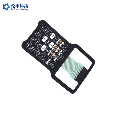 Good price PET Transparan LCD Membran Datar Beralih Permukaan Matte Keypad on line