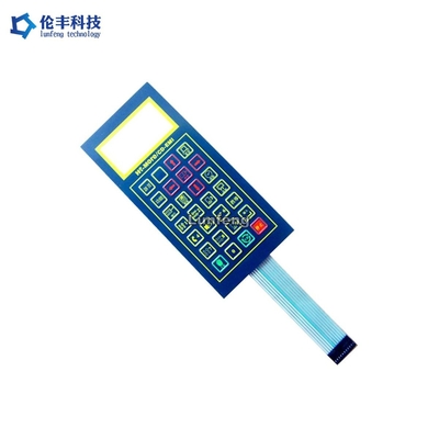 Good price Kustom PET Transparan LCD Waterproof Membran Switch Keypad Timbul on line