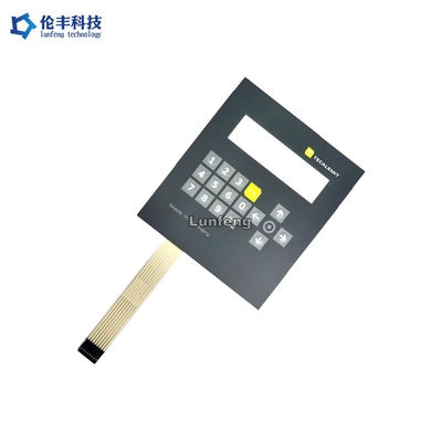 Harga yang bagus Keypad Saklar Membran Permukaan Mengkilap, Panel Sakelar Membran Datar on line