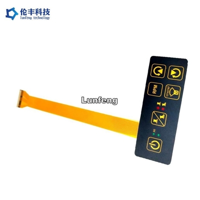 Harga yang bagus Disesuaikan 0.188mm PET Membran Sakelar Sirkuit FPC Permukaan Matte on line