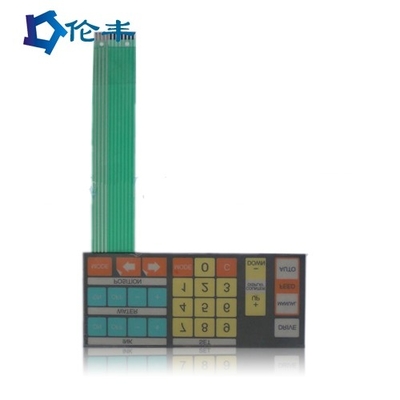 Harga yang bagus 50mA - 100mA Keypad Membran Datar Beralih Suhu Penyimpanan-30 ℃ ~ + 80 ℃ on line