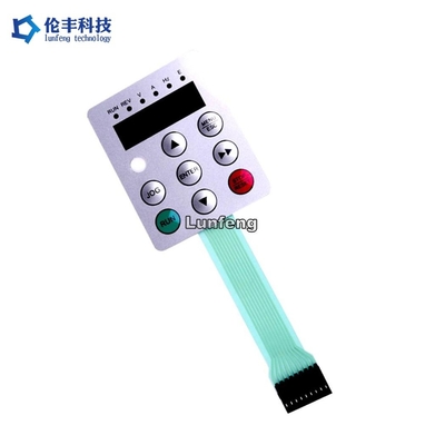 Harga yang bagus Matte Surface Disesuaikan Metal Dome Membrane Switch untuk fungsi optimal on line