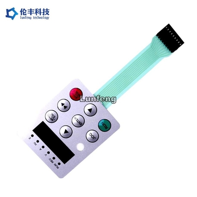 Harga yang bagus Matte Surface Metal Dome Membrane Switch untuk disesuaikan dalam suhu ekstrem on line