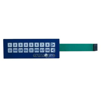 Harga yang bagus Ukuran Disesuaikan Panel Grafis Overlay dengan 3M 467MP Adhesive dan Flat Key Option on line