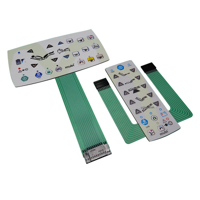 Harga yang bagus Waterproof Rumah Peralatan Metal Dome Membrane Switch dengan Desain Disesuaikan dan Kontak Rating 50mA/50V DC on line