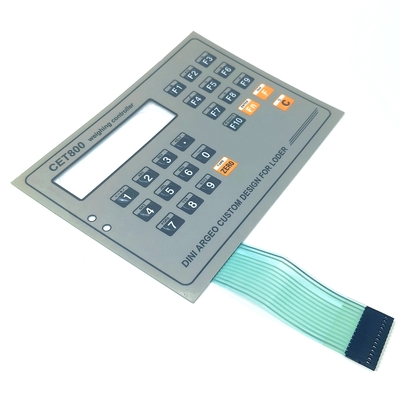 Harga yang bagus Membrane Touch Switch Keyboard Dengan Teknologi Cetak Disesuaikan Cetakan layar sutra on line