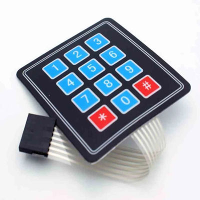 Harga yang bagus Keypad Membran Waterproof DC 5V yang dapat disesuaikan untuk aplikasi industri on line