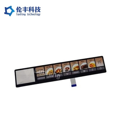 Harga yang bagus Kinerja dan Desain Keyboard Flat Membrane Kode Warna Pantone Disesuaikan untuk Bahan PET / PC / PVC on line