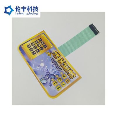 Harga yang bagus Duraswitch 10million Times Metal Dome Membrane Switch Komponen panel kontrol listrik tahan lama Tegangan operasi 35VDC on line