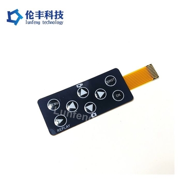 Harga yang bagus Overlay Sakelar Membran Papan Ketik Sirkuit Cetak Fleksibel untuk Pengetikan yang Tahan Lama dan Responsif on line