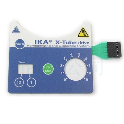 Good price RAL Color Flat Membrane Switch Sirkuit PET Konektor Hitam Kubah Logam on line