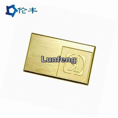 Harga yang bagus Die Stamping Aluminium Papan Nama Logo RAL AL1060 Stainless Steel on line