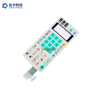 Harga yang bagus GLOSSY Surface Custom Tactile Membrane Keyboard Dengan Layar LCD on line