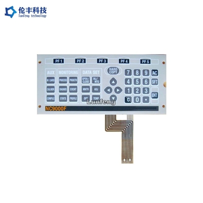 Keyboard Sakelar Membran Poli, Perekat Belakang 3M9448 yang Dibuat Khusus