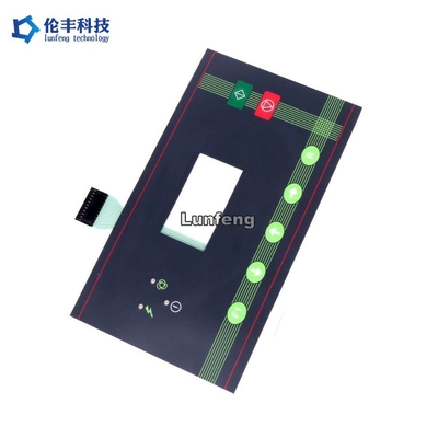 Jendela LCD LED Transparan Tahan Air Membran Keypad 3M468 Perekat