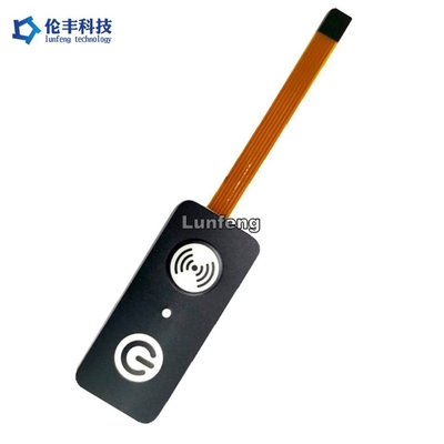3M468 Perekat Belakang FPC LED Membran Switch Penyegelan Yang Baik 1.0mm Pitch