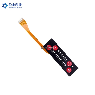 Harga yang bagus 3M468 Perekat Belakang LED Membran Beralih Kabel FPC Keypad Taktil on line