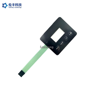 Harga yang bagus Permukaan Glossy Tactile Membran Switch Overlay Jendela LCD Transparan on line