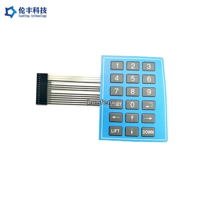 Harga yang bagus Keypad Saklar Membran yang Dirancang Khusus, Keyboard Sakelar Membran 3M468 on line