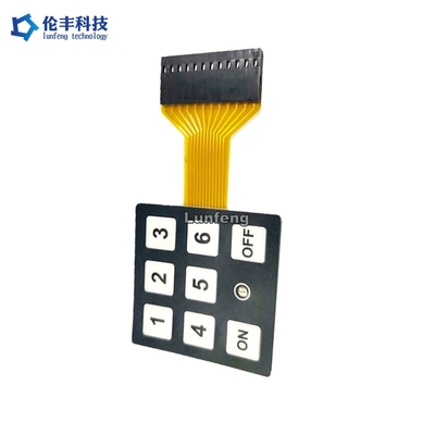 Harga yang bagus Disesuaikan 3v / 3.3V Driver Voltage Membrane Switch dengan Screen Printing on line