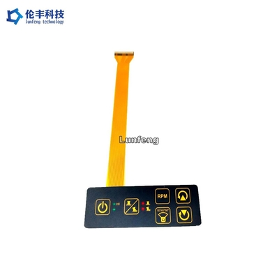 Harga yang bagus PET 0.188mm Flat PET Membran Switch Sirkuit FPC Permukaan Matte on line