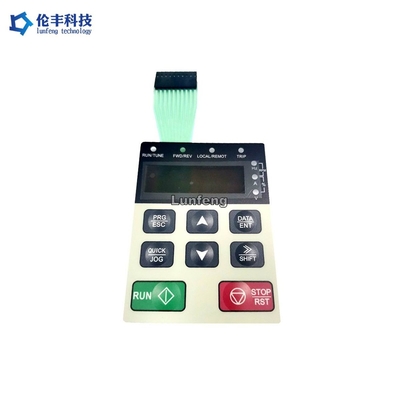 Harga yang bagus Jendela LCD Hitam Tactile LED Membran Switch Matte Look on line