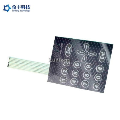 Harga yang bagus OEM ODM Membran Switch Keyboard 3M468 3M9080 3M9448 Perekat Belakang on line