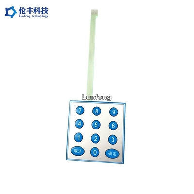 Harga yang bagus Autotype F150 PET Flat Membran Switch Tombol Timbul Prototipe Cepat on line