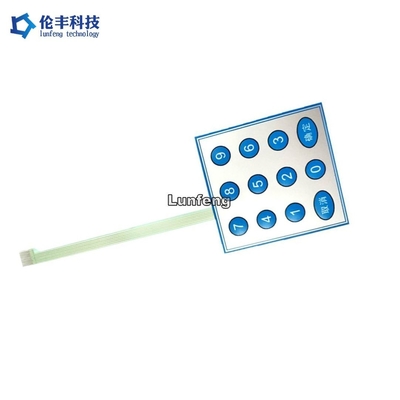Harga yang bagus Autotype F150 Key Membran Switch Prototipe 2.54mm Pitch Connector on line
