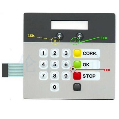 Harga yang bagus Keypad Membran Putih PET Dengan Tingkat Perlindungan LED IP65 on line