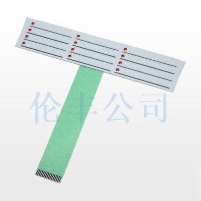 Harga yang bagus PC Adhesive Contact Resistance 100Ω Backlight Keypad Membrane Switch Kekuatan Operasi 50g Sampai 500g on line