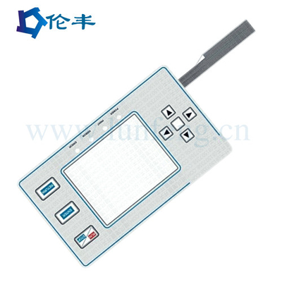 Harga yang bagus Panel Sakelar Membran Datar DC 12V Dengan Resistansi Isolasi >100MΩ Dan Suhu Penyimpanan on line