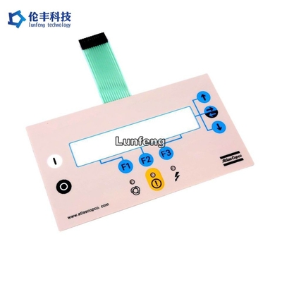 Harga yang bagus Konektor 1.0 mm Pitch Polyester Membrane Switch Pad untuk Kabel Sirkuit FPC Disesuaikan on line