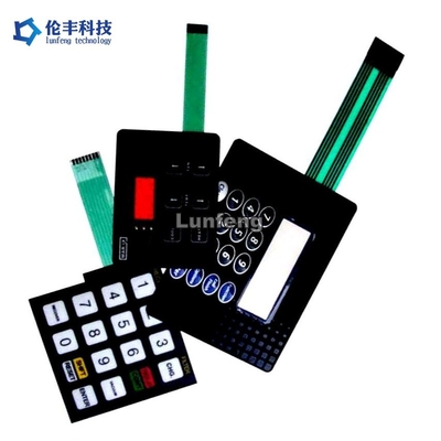 Harga yang bagus Flat Membrane Keypad -30C- 80C Rentang suhu dengan resistensi isolasi 100MΩ on line