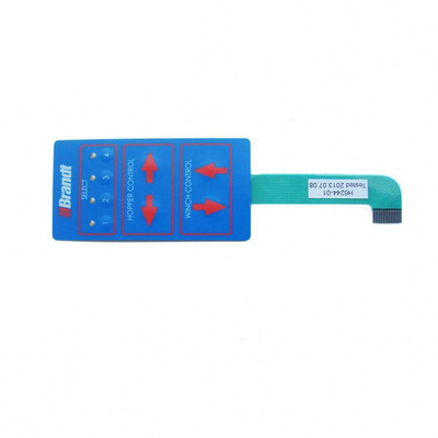 Sistem Kontrol Industri Keypad Membran Taktil dengan IP67 Waterproof dan Desain Polyester Disesuaikan