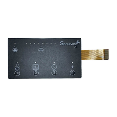 Harga yang bagus Desain Customized OEM Membrane Switch Graphic Panel Overlay dengan pilihan tombol embossing dan ketahanan UV yang sangat baik on line