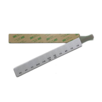 Harga yang bagus Industrial White/Red/Green/Blue LED PET Membrane Switch dengan bahan PVC dan Matte/Glossy Finish on line
