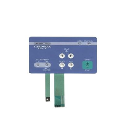 Harga yang bagus Switch Flat Membrane yang tahan lama Dilengkapi dengan Overlay PC 0,175mm dan Driver Voltage 3v Menyediakan Solusi Antarmuka Pengguna on line