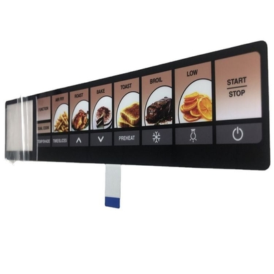 Harga yang bagus Medical Grade Flat Membrane Switch dengan Custom Pantone Color Code dan 3M467 Adhesive on line