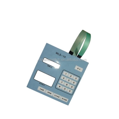 Keyboard Membran Flat untuk Elektronik Konsumen Terbuat dari Bahan PET/PC/PVC