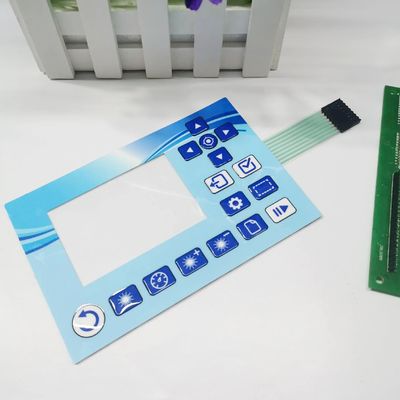 Harga yang bagus Membran Kontrol Mesin Keypad Jenis Membran Solusi kustomisasi tahan lama untuk panel otomatisasi industri on line