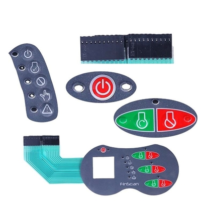 Harga yang bagus Long Lifespan Flat Membrane Switch Dengan Resistensi Isolasi 100MΩ Untuk Elektronik Industri, Medis, Konsumen on line
