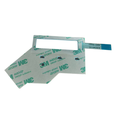 Display Panel LCD Industri yang Disesuaikan Membran Switch Graphic Overlay Pantone/ RAL Color With Glossy LOOK Surface