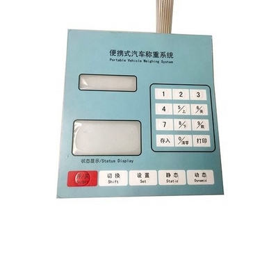 Harga yang bagus Keypad Membran LED Berwarna Putih Berkualitas Industri dengan Tingkat Perlindungan IP65 dan 1 Juta Kali Umur on line