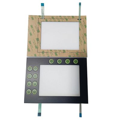 Harga yang bagus Key Type Membrane Keypad 1mm/1.5mm Pitch Disesuaikan dengan warna LED hijau on line