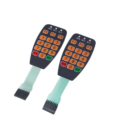 Switch Membran Kubah Logam tahan air untuk Suhu Ekstrim -30°C hingga 80°C Rating Kontak 50mA/50V DC