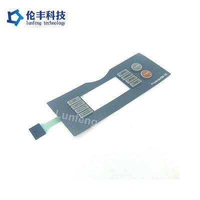 Harga yang bagus Matte Surface PET Membrane Switch with LCD Window Custom Control Panels Providing Operation in Electronic Devices on line