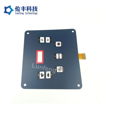 Harga yang bagus Screen Printing atau Digital Printing FPC Membrane Switch dengan 3M467MP Backadhesive dan Overlay on line