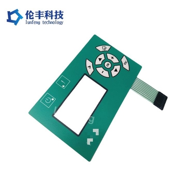 Silkscreen Printed Waterproof Membrane Keypad Interface yang dapat disesuaikan dan Desain Waterproof