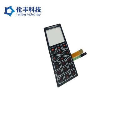 Harga yang bagus 3.3V Driver Voltage Flexible Printed Circuit Membrane Switch dengan bahan poliester atau polikarbonat on line